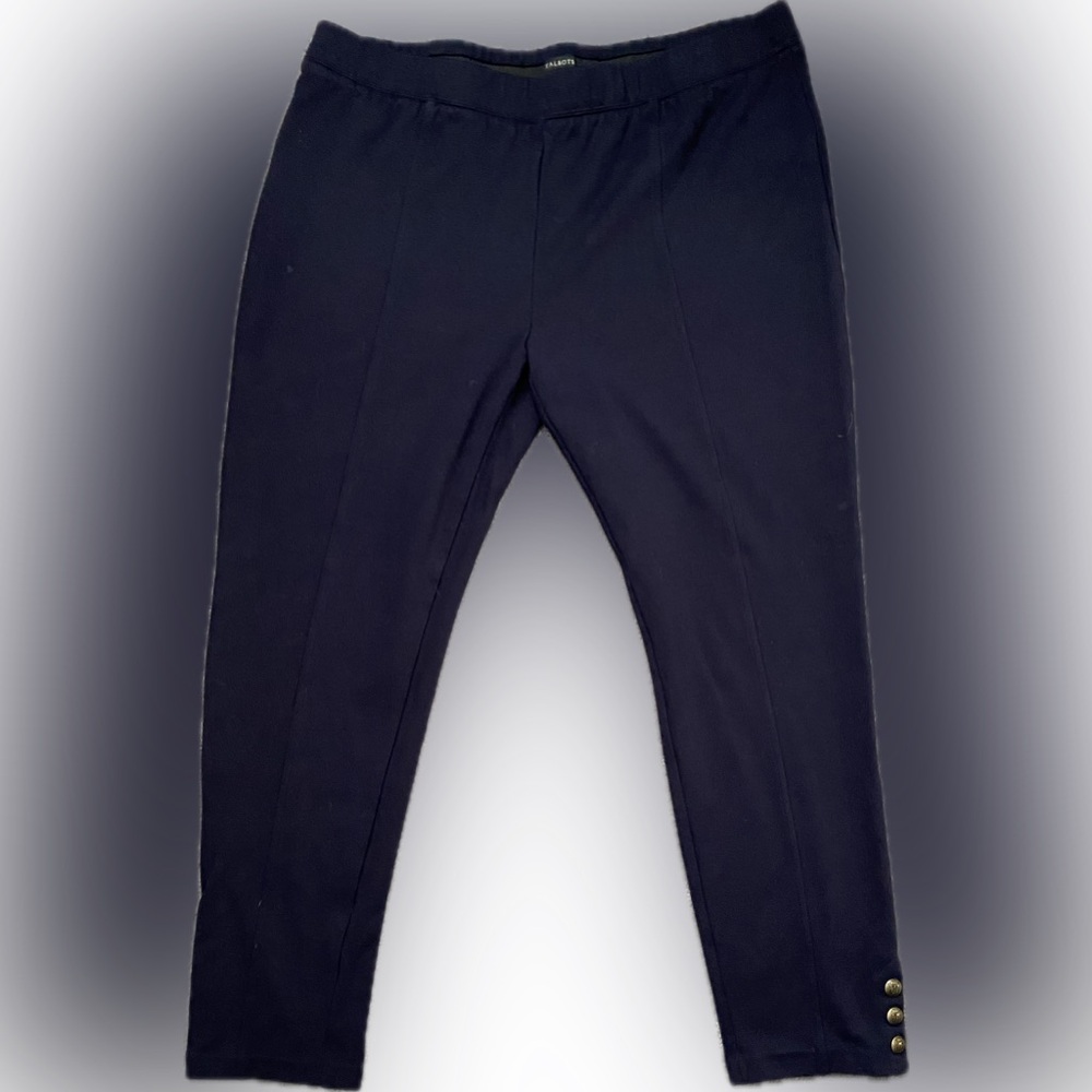 Talbots Pull-On Ponte Ankle Pants -  Size XL - EUC